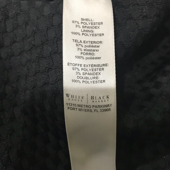 WHBM Black Dress in size 8 - Picture 7 of 7